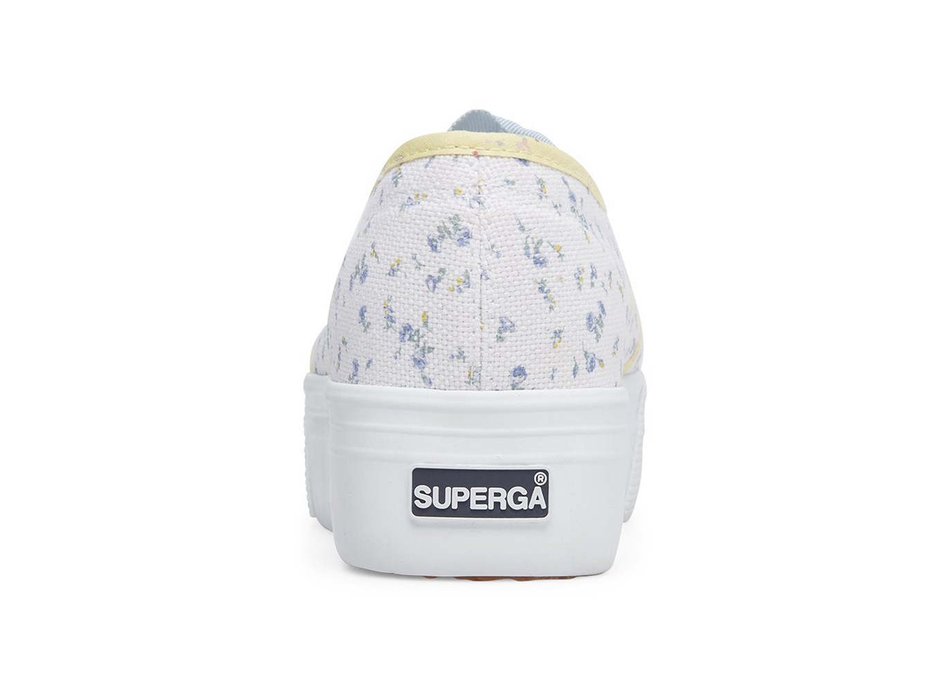 Superga Espadrille Womens - 2790 Fancotbindingsw - White/Blue - LCBXE9056